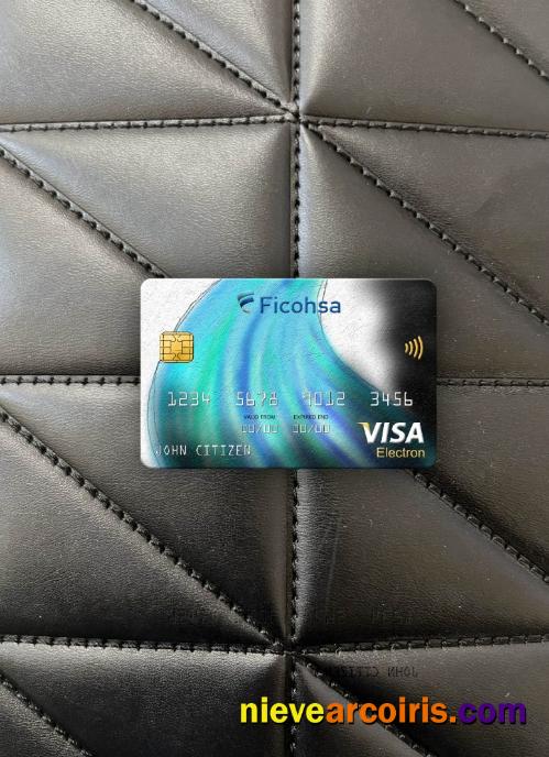 Nicaragua Banco Ficohsa bank visa electron card photolook